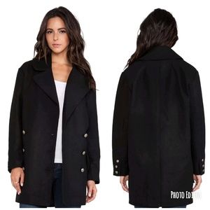 New BB Dakota Wilette Bonded Wool Coat